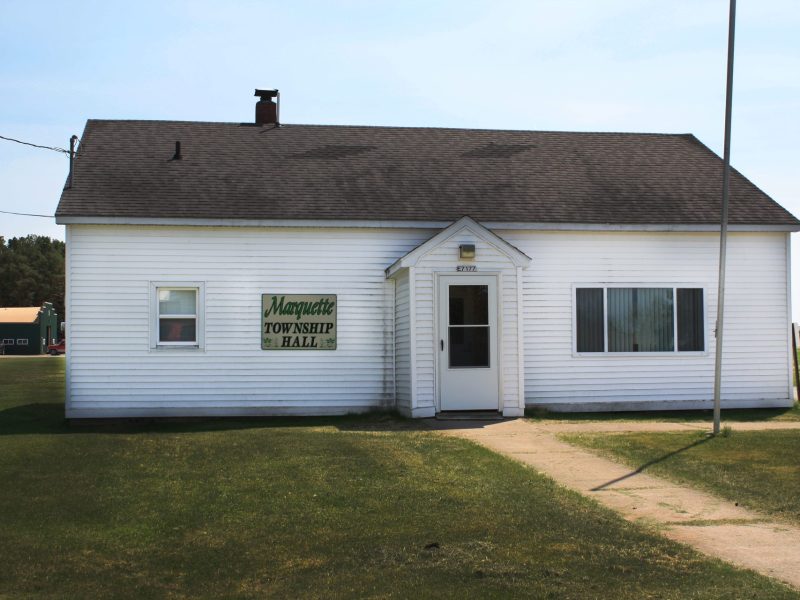 Marquette Township Hall façade